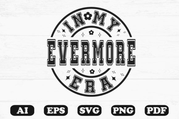 In My Evermore Era Svg T-shirt Design