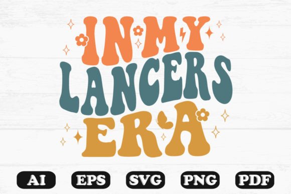 In My Lancers Era Retro Wavy Svg T-shirt