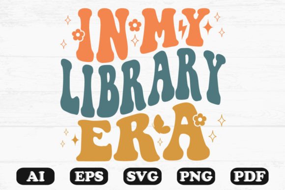 In My Library Era Retro Wavy Svg T-shirt Review