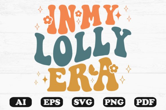 In My Lolly Era Retro Wavy Svg T-shirt Design Review
