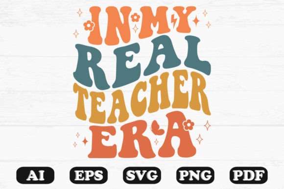In My Real Teacher Era Retro Wavy SVG Review
