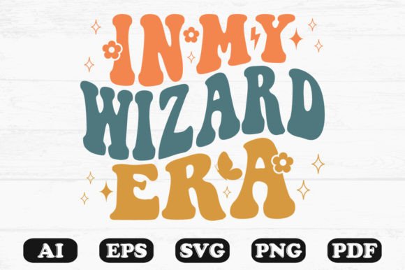 In My Wizard Era Retro Wavy Svg T-shirt