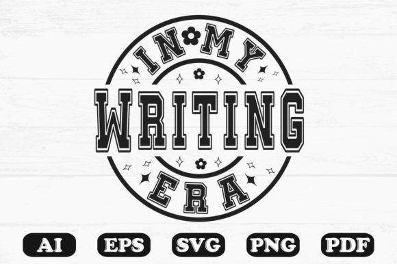 In My Writing Era Svg T-shirt Design